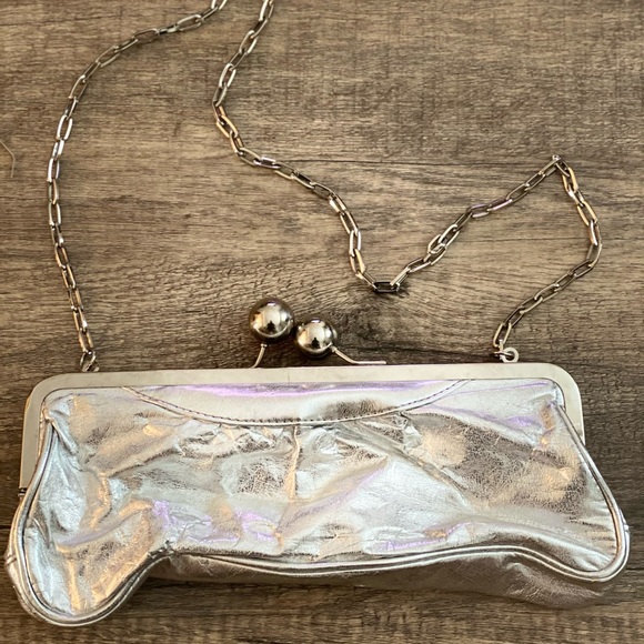 Silver Aldo Clutch - Picture 1 of 3